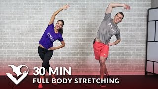 30 Minute Full Body Stretching Exercises  How to Stretch to Improve Flexibility amp Mobility Routine [upl. by Alyda]