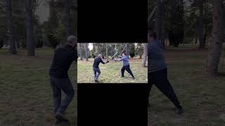 Miles Vs Dylan LarpCombat BasketHilt Buckler [upl. by Ilamad]