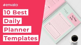 10 Best Daily Planner Templates 2020 [upl. by Scheld]