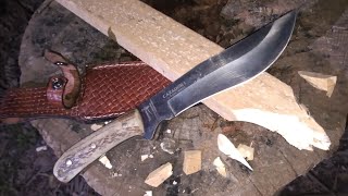 Prueba de cuchillo Yarará Cazador 1 [upl. by Hairem]