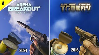 Arena Breakout vs Escape From Tarkov  Details and Physics Comparison [upl. by Gnourt]