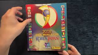 Completed Fifa World Cup 2002 KoreaJapan Sticker Album panini worldcup stickers stickeralbum [upl. by Ahcrop]