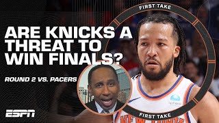 Are the Knicks an NBA Finals THREAT 👀 Stephen A APPLAUDS their TOUGHNESS and GRIT 💪  First Take [upl. by Orrocos]