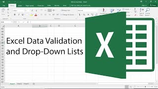 Advanced Excel  Data Validation and DropDown Lists [upl. by Pals457]