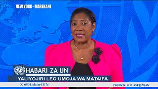 Habari za UN  Kuelekea Mkutano wa Zama Zijazo [upl. by Libove]