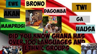 Ghana has🇬🇭🇬🇭 Over 100 languages and 100 Ethnic Groups😲😲  Cultural MONTH [upl. by Nawak]