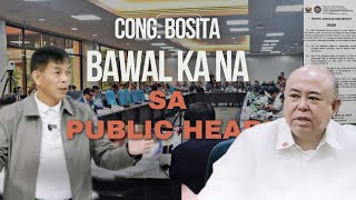 CONGBOSITA Bawal na sa Hearing at Kumuha ng Video [upl. by Oibirot]