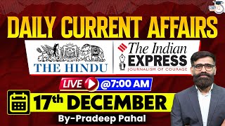 Daily Current Affairs  17th December 2024 Current Affairs  CET  HCS  HPSC StudyIQ [upl. by Haida785]