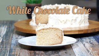 White Chocolate Cake  White Chocolate Cake Recipe  How to Make White Chocolate Cake [upl. by Atinad]