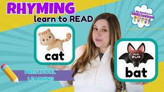 Reading Made EASY with Rhyming Words for KIDS  Preschool Learning  Educational Video for KIDS [upl. by Sternick]