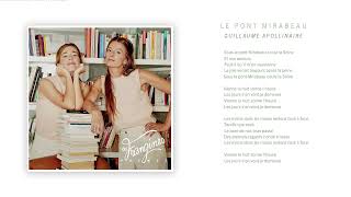 Les Frangines – Le pont Mirabeau Lyrics video [upl. by Daley]