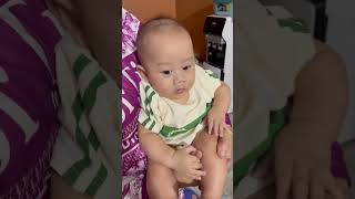 My Cute baby fem fivemonthold baby boy revolves around caring for me newbornbaby yuze fem baby [upl. by Annayar791]