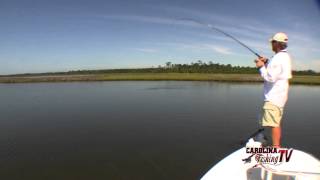 Carolina Fishing TV  Season212  Topsail Island Redfish [upl. by Eesyak834]