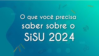 O que você precisa saber sobre o SiSU 2024  Brasil Escola [upl. by Rehpotsirhc]