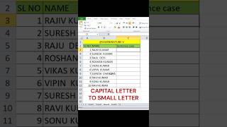 Capital letter to small letter shorts viralshort trendingshort ytshorts [upl. by Kery235]