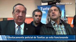 Scioli quotEl Destacamento policial de Tunitas ya esta funcionandoquot [upl. by Sigfried917]