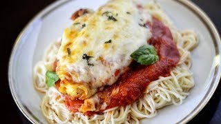 CHICKEN PARMESAN RECIPE  EASY CHICKEN PARM [upl. by Samp]