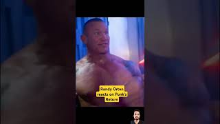 Randy Orton Reacts on Punk stealing the spotlight of his return wwe cmpunk randyorton [upl. by Jet]