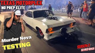 Street outlaws No prep kings Texas Motorplex  Second test [upl. by Fransisco]