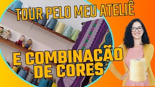 Tour pelo meu ateliê quotrepaginadoquot 🥰 Combinação de cores 100producaocombarbante 💞 [upl. by Hendrika444]