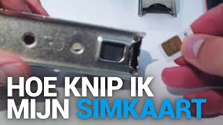 Hoe knip ik mijn simkaart  Fixjenl [upl. by Yllime]