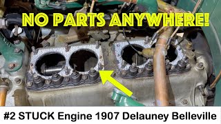 STUCKSEIZED w Detachable Cylinders 1907 Engine Part 2 Delauney Belleville w Alan Travis [upl. by Asilav]