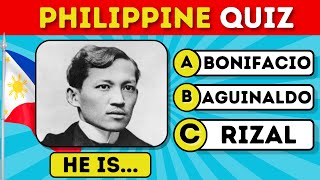 Can You PASS the ULTIMATE PHILIPPINE QUIZ Challenge🧠🇵🇭 [upl. by Borer]