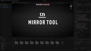 UModeler Essentials  Mirror Tool [upl. by Isdnyl]