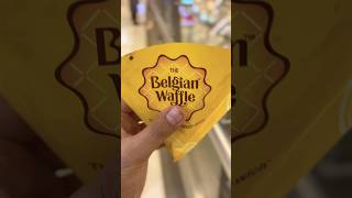 Best Belgian Waffle Flavour I’ve had 🧇 food foodvlog [upl. by Sulihpoeht655]