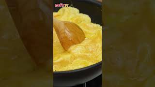 EASY MILK OMELETTE RECIPE shorts [upl. by Nyltak501]