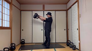 ケトルベル ダブルスイング 24kg×2 kettlebell double swing [upl. by Yehudit498]