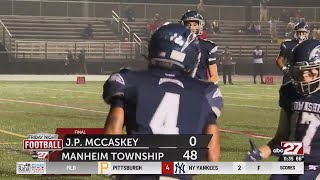 Manheim Township blanks McCaskey in Week 6 [upl. by Ratcliff]