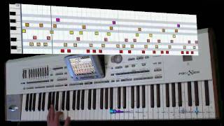 Jean Michel Jarre Oxygene 5 Cover amp variations on PA2X [upl. by Greenleaf156]