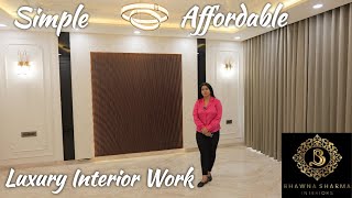 Luxury 3 Bhk Interior  Delhi Interior Designer  Best Home interior in delhi youtube shortvideo [upl. by Anoval]