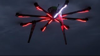 LED Strip on Octocopter [upl. by Ihtraa345]