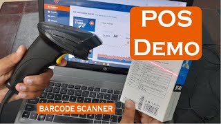 Custom Point Of Sale POS With Barcode Scanner Demo  CMS Development And Free Demo Available [upl. by Aneel414]