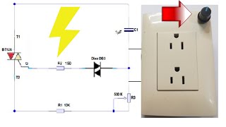 REGULADOR PARA VOLTAJE DE CORRIENTE ALTERNA ⚡ DIMMER [upl. by Kelson]