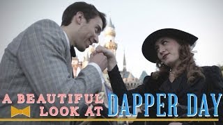 A Beautiful Look at Dapper Day  Disney Style [upl. by Burgwell]