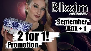 Blissim Promotion 2 for 1 September box  1 surprise Time to check [upl. by Moody494]