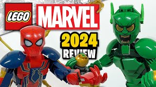 LEGO Marvel SpiderMan No Way Home Construction Figures 2024 Sets Review [upl. by Sharman]