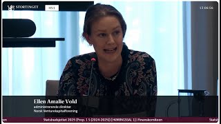 NVCA  Høring om Statsbudsjett 2025 11oktober 2025 [upl. by Ylrbmik969]