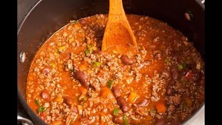 COMO HACER FRIJOLES CON CARNE MOLIDACHILI [upl. by Ivetts]