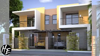 House Design Ideas l 3 Modern Duplex House Designs [upl. by Sinclair]