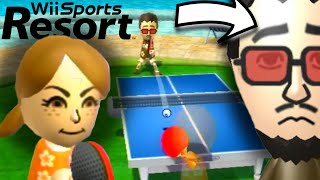 This guy is BETTER than Lucia change my mind Wii Sports Resort Table Tennis [upl. by Michal]