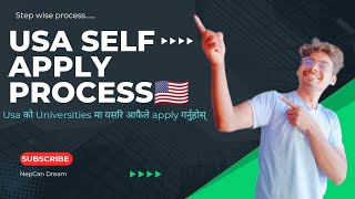 Stepwise process to apply USA 🇺🇲from Nepal🇳🇵 without visiting ConsultancySelf Apply to USA🇺🇲🇺🇲🇳🇵 [upl. by Shaff854]