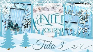 Tuto album Winter Journey Ciao Bella  Un hiver au ski  Chat Scrap [upl. by Pandora]