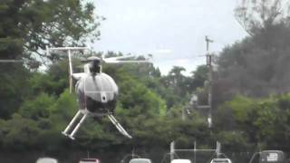 Precision Helicopters Hughes 500E ZKHMO TAKE OFF  Hamilton [upl. by Airottiv]