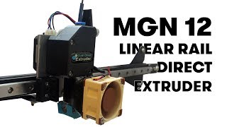 MGN12 linear rail with direct extruder  Creality printers [upl. by Leicester659]