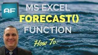 Excel FORECAST Function How To Guide MS Excel for Accounting and Finance [upl. by Ecidnac]