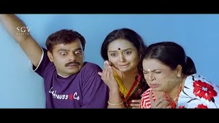 Family Shocked By Seeing Upendras Behaviour  Kalpana Kannada Movie Part5 [upl. by O'Neil]